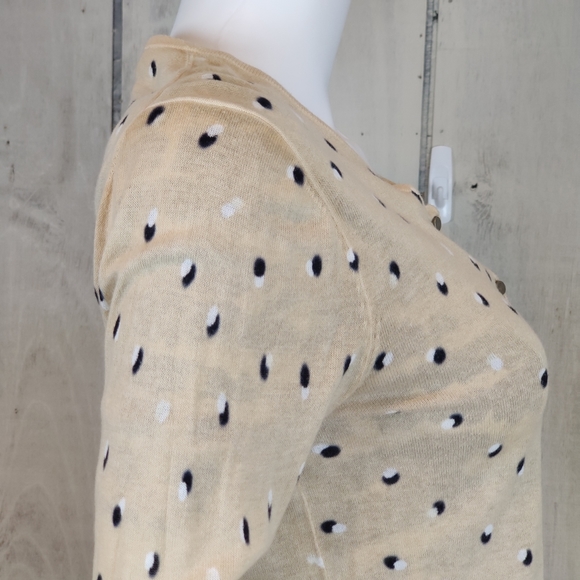 2 For $12 AT Loft Dot Button Up Cardigan Size XS - Picture 6 of 10